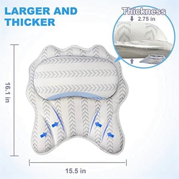 Hawbath Bath Pillow for Bathtubs - NEW - Picture 3 of 4